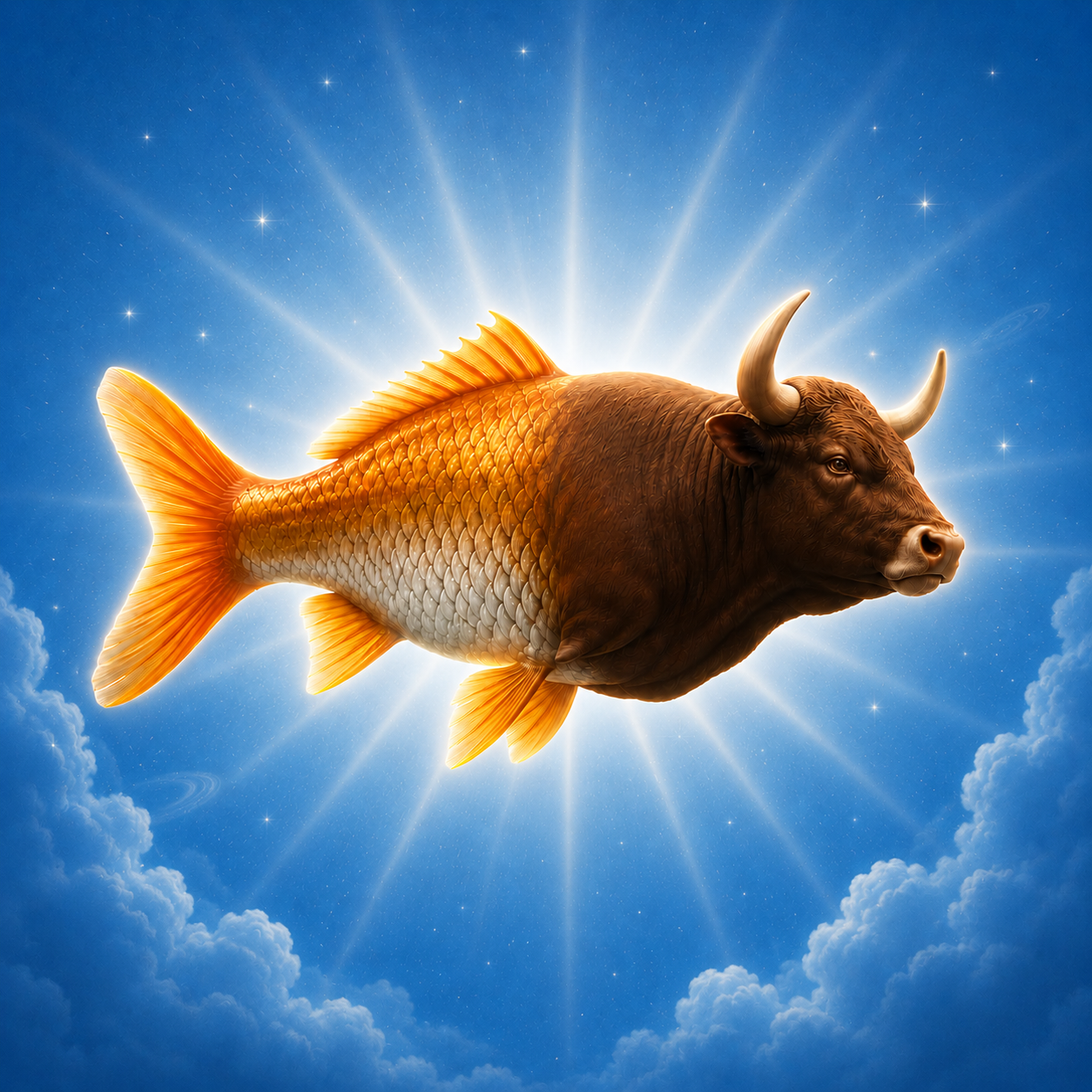 The legendary Bullfish — half bull, half fish